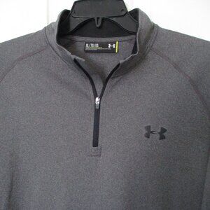 Under Armour Heat Gear Mens L/S Gray 1/4 Zip Golf Sweater NWOT - Size XL